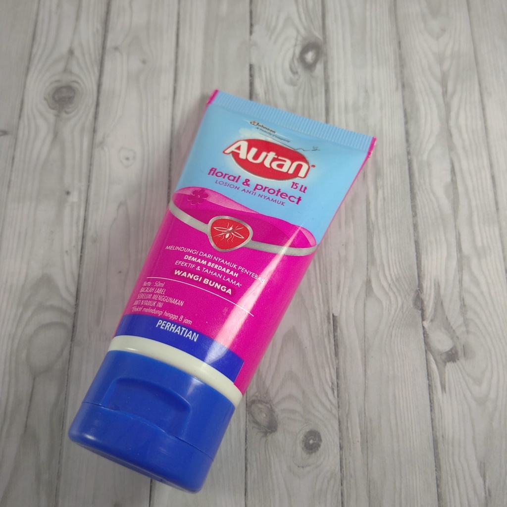 Autan Floral and Protect / Autan Lotion Penolak Nyamuk Kemasan tube 50 gram