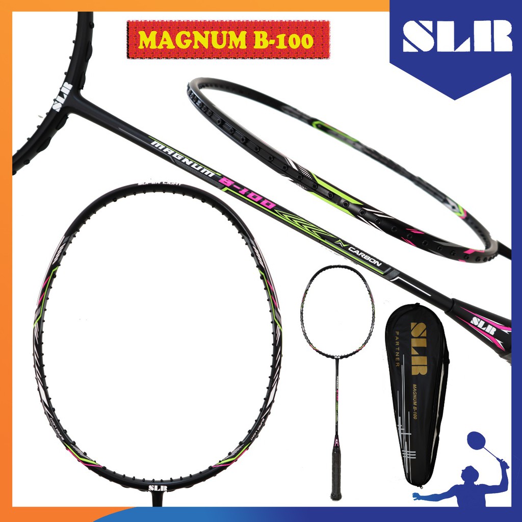 Jual SLR MAGNUM B 100 / B 200 / B 300 Raket Badminton SLR Magnum B 100 ...