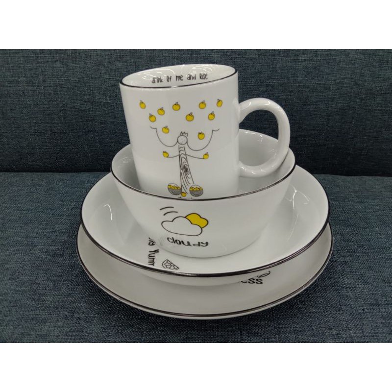 ophelia rhett breakfast set 4pcs