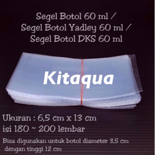 Segel Botol Spray 60 ml / Segel Botol Pump 60 ml / Segel Botol 60 ml , segel botol 60ml,segel 60ml