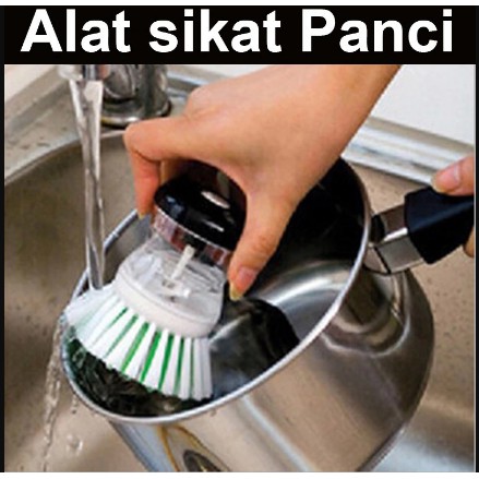 Sikat Panci Dispenser cuci piring multi fungsi serbaguna brush with dispenser