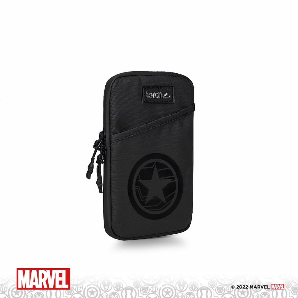 TORCH Depok Captain America 3 (Icon Black) Incheon Neck Wallet Black