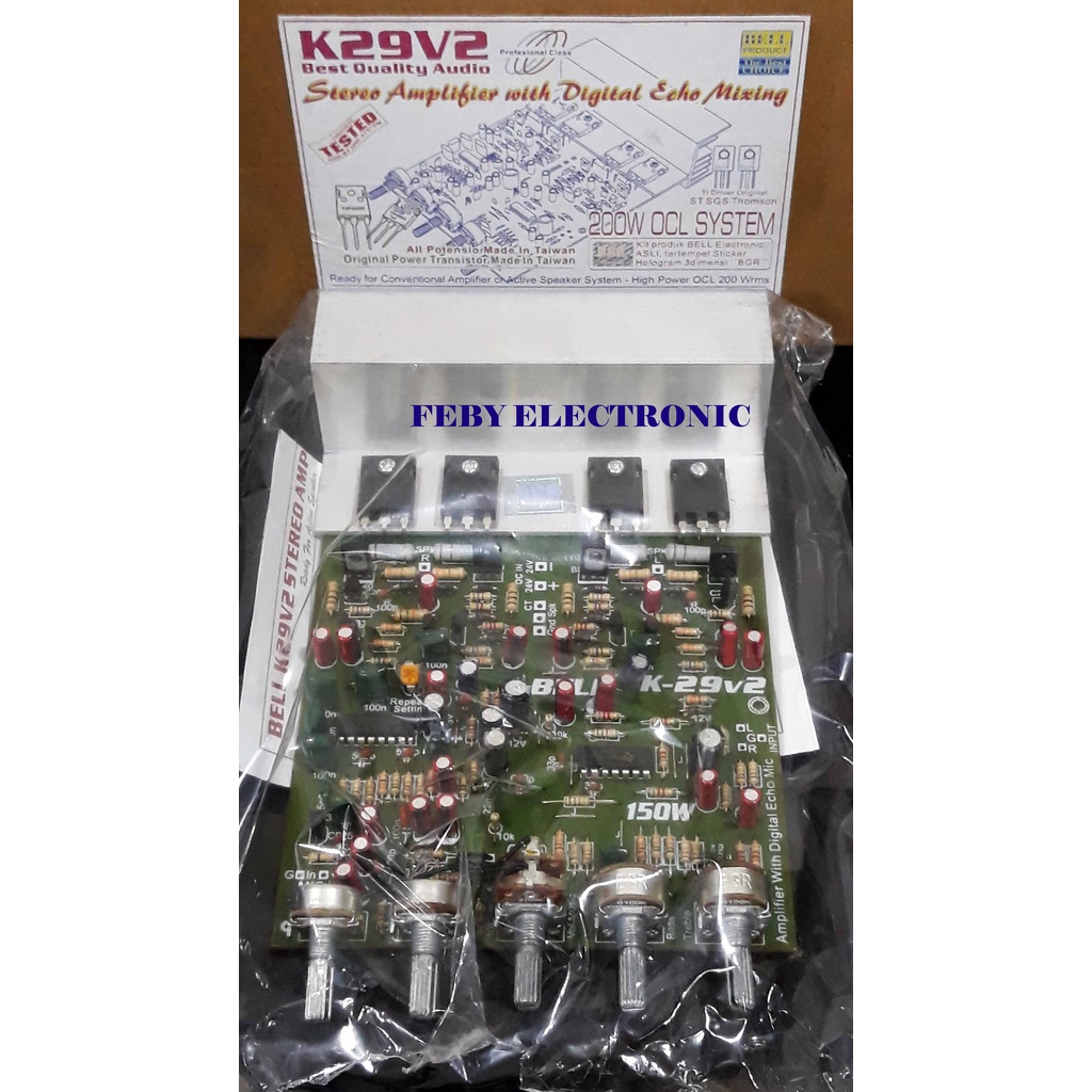 POWER STEREO K29V2 WITH DIGITAL ECHO MIXING POWER AKTIF