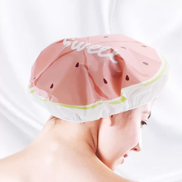 Shower Cap Karakter Topi Mandi Penutup Rambut Kepala Lucu Japan Style