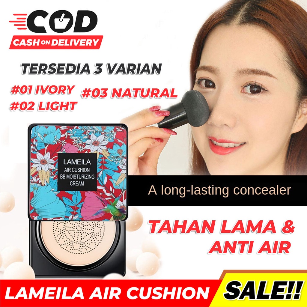 SHINE STAR - LAMEILA AIR CUSHION BB MOISTURIZING CREAM FOUNDATION WATERPROOF / BEDAK CUSHION WHITENING CREAM