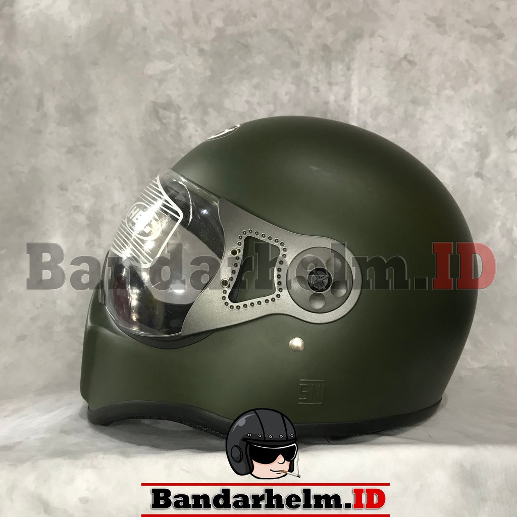 Helm Cakil Retro HBC CAKIL PILOT/ Cakil Ranger Polos