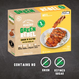 Chicken Katsu GREEN REBEL by Burgreens | Ayam Vegan Frozen | Shopee