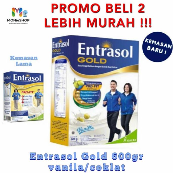 

BISA BAYAR DITEMPAT Entrasol Gold 600gr Vanila coklat - Coklat
