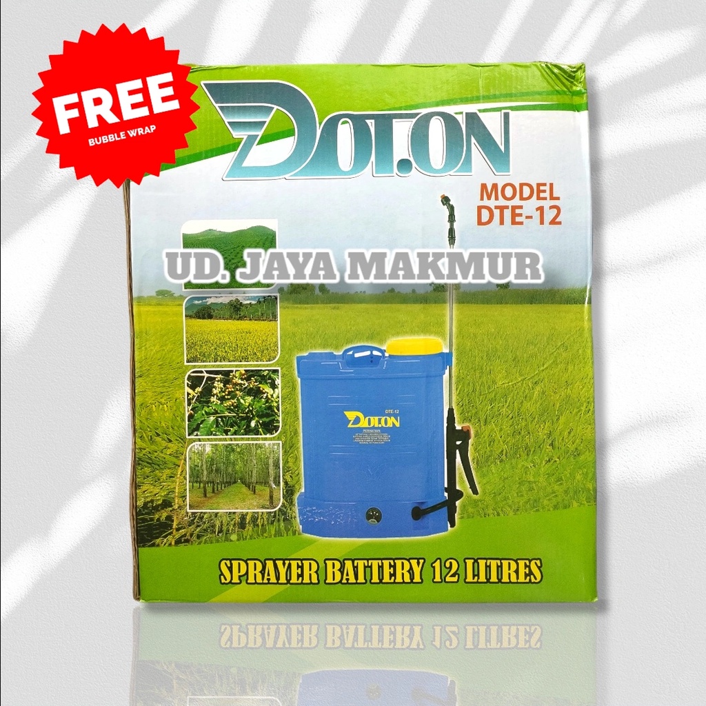 SPRAYER ELEKTRIK  DOT ON 12 LITER / SEMPROTAN ELEKTRIK DOT ON 12 LITER/ SEMPROTAN ELEKTRIK 12 LITER