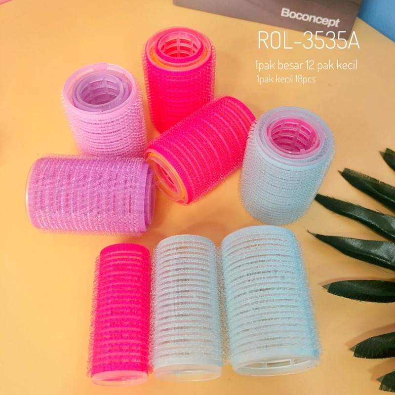 Roll Rambut 3 in 1/Rol Perekat Rambut Sett/Alat Styling Heatless