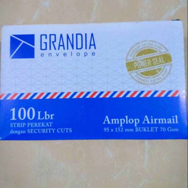 

(290gr) 1pak amplop grandia 95x152mm isi 100