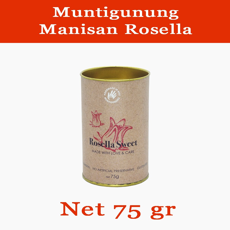 

MUNTIGUNUNG Rosella Sweet ( Manisan Bunga Rosella )75g