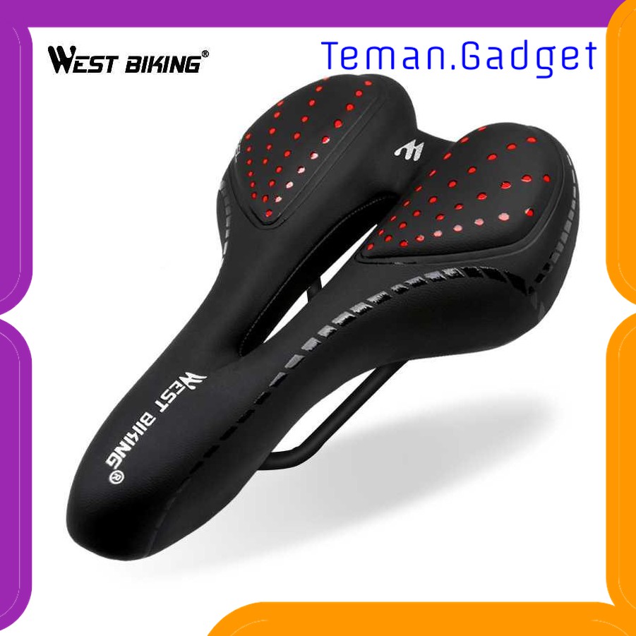 TG-IB040 WEST BIKING JOK SADEL SEPEDA SADDLE SILICONE GEL CUSHION PU YP0801086