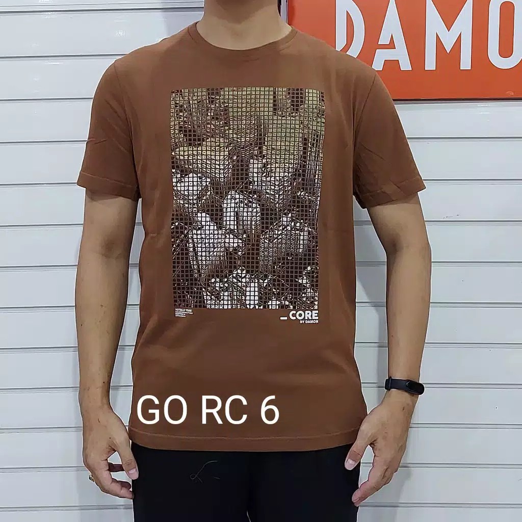 gos RC DAMOR (CRESSIDA) Baju Cowok Reguler Kaos Pria Lengan Pendek Original