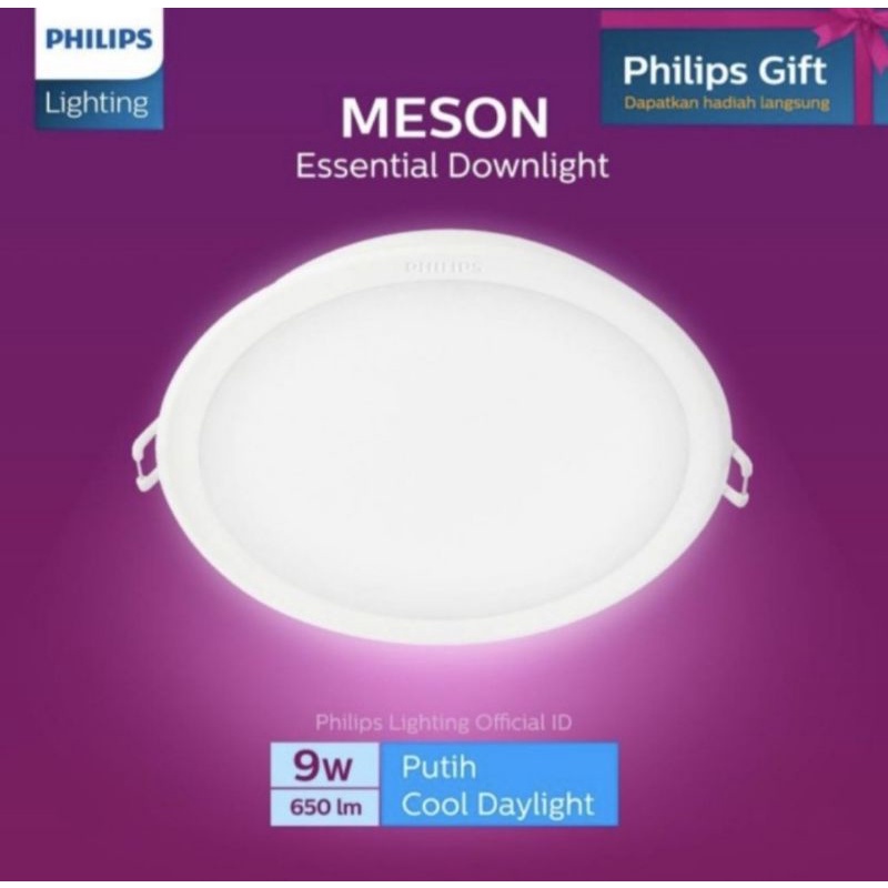 Philips downlight meson 9W 9 watt 9watt