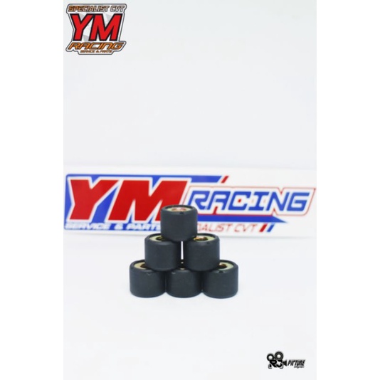 ROLLER BEAT KARBU 7 GRAM 1 SET ISI 6 BUTIR  // ROLLER 7 GRAM SCOOPY KARBU / ROLLER SPACY KARBU 7 G | HONDA | ROLLER YM RACING