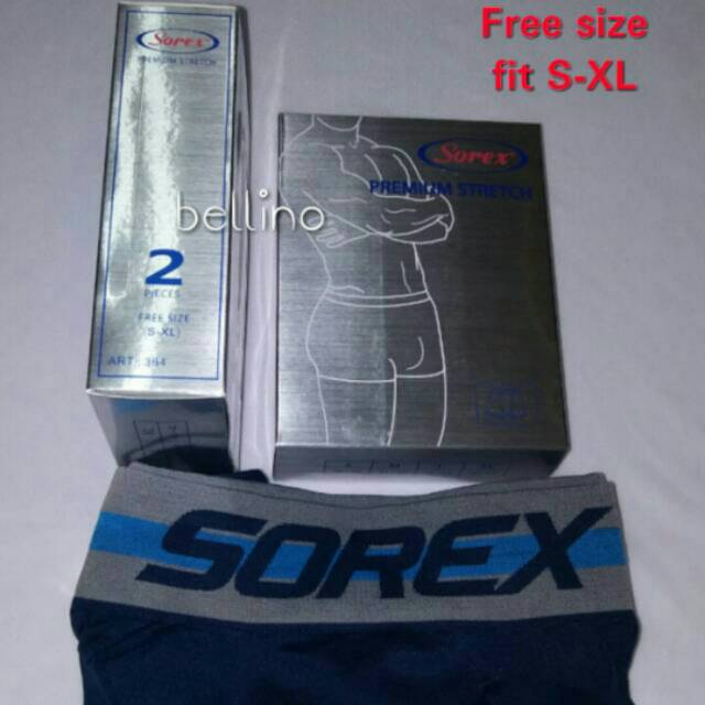 1box Cd Cowok Sorex 363 Premium / Cd Boxer Sorex Cowok