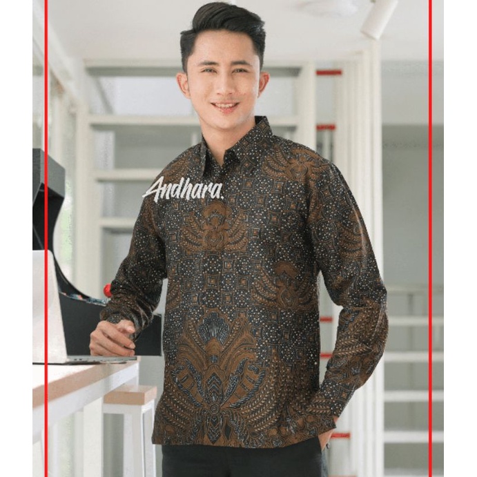 Kemeja Batik Pria Lengan Panjang Modern Premium Slim Fit KEEPYARSOGAN