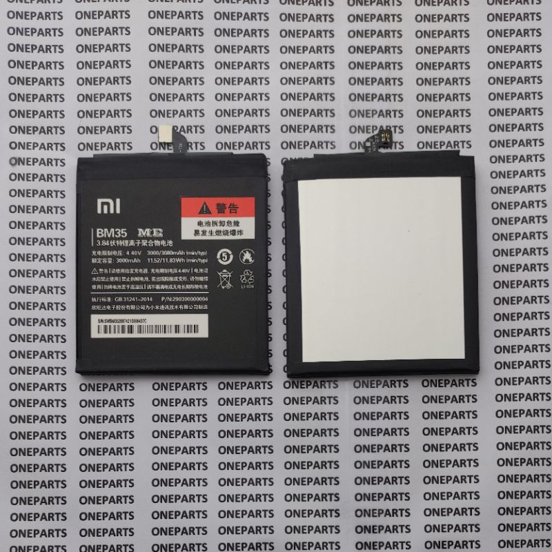 BAT BATTERY BATERAI BATRE XIAOMI MI4C BM35 ORIGINAL