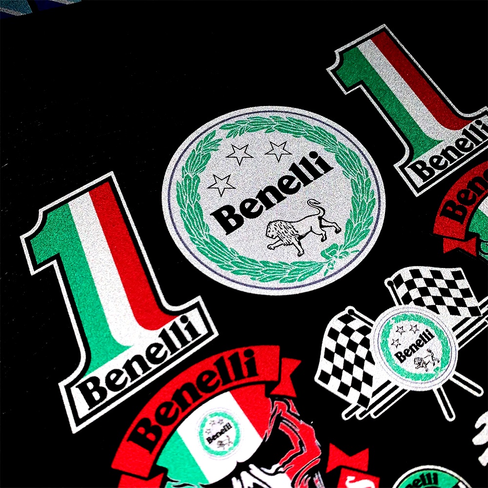 1PC Benelli Reflektif Balap Aksesoris Motor Stiker Tangki Helm Tahan Air Dekoratif Stiker untuk Benelli TRK BN TMXK 250 300 302 500 502 600 Italia