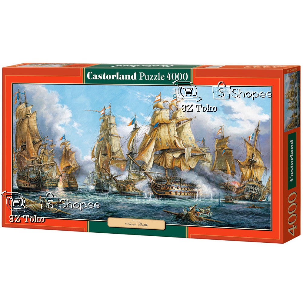 Jigsaw Puzzle: Castorland - Naval Battle - 4000 Piece