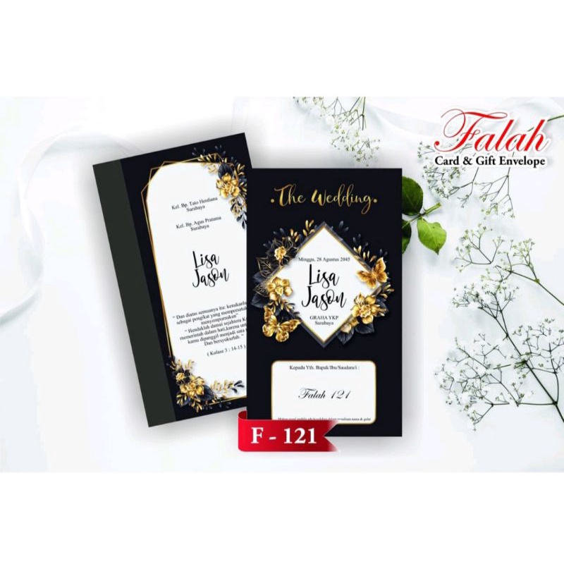 Undangan Pernikahan Murah  Falah 121
