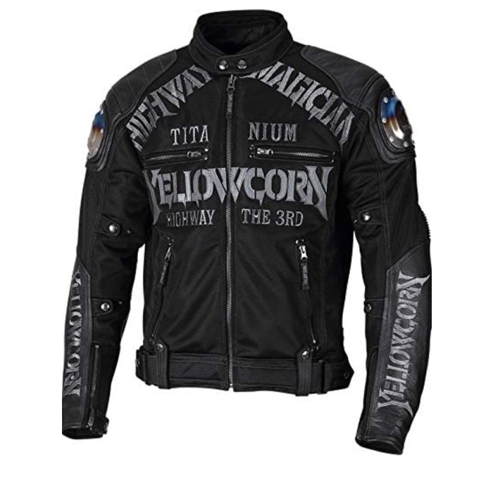 MOTOR-JAKET- YELLOW CORN YB 1109 TITANIUM BLACK GUNMETAL | JACKET MOTOR YC NEW 2021 -JAKET-MOTOR.