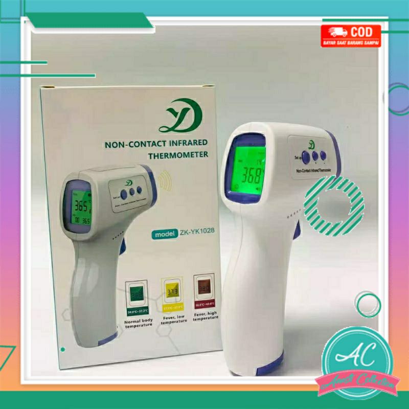 Termo gun termometer dahi tembak pistol thermometer infrared tanpa kontak