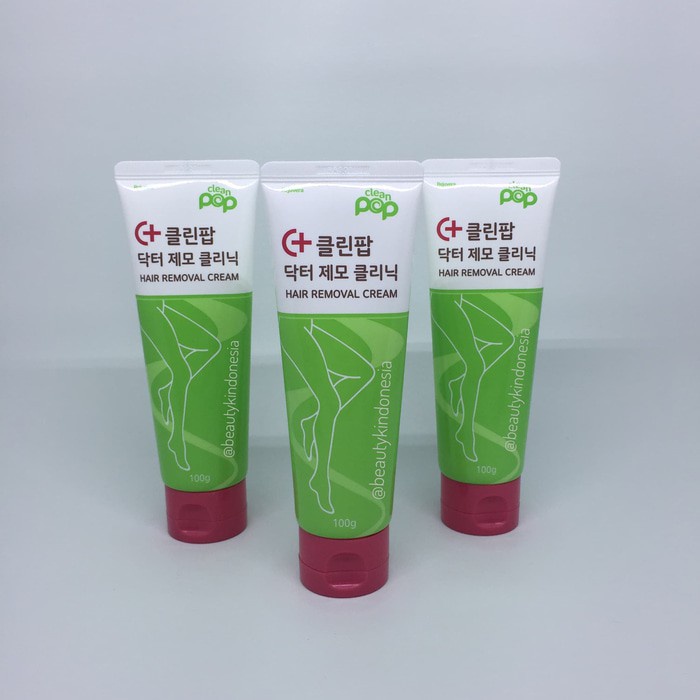 CREAM PERONTOK BULU KOREA THE SAEM CLEAN AND POP / HAIR REMOVAL 100ml