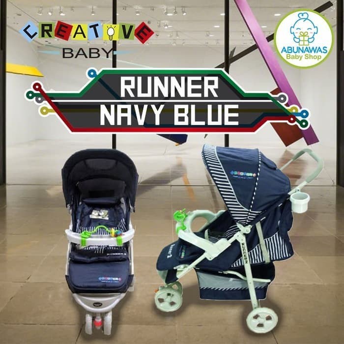 Stroller Creative Baby Runner 2 Kereta Bayi Roda Tiga