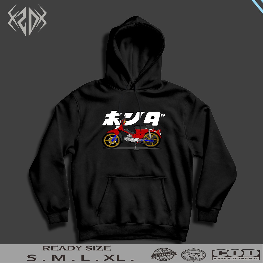 JAKET HODDIE HONDA C70 SERIES 02 / HODDIE PRIA / JAKET PRIA / JAKET KEREN /