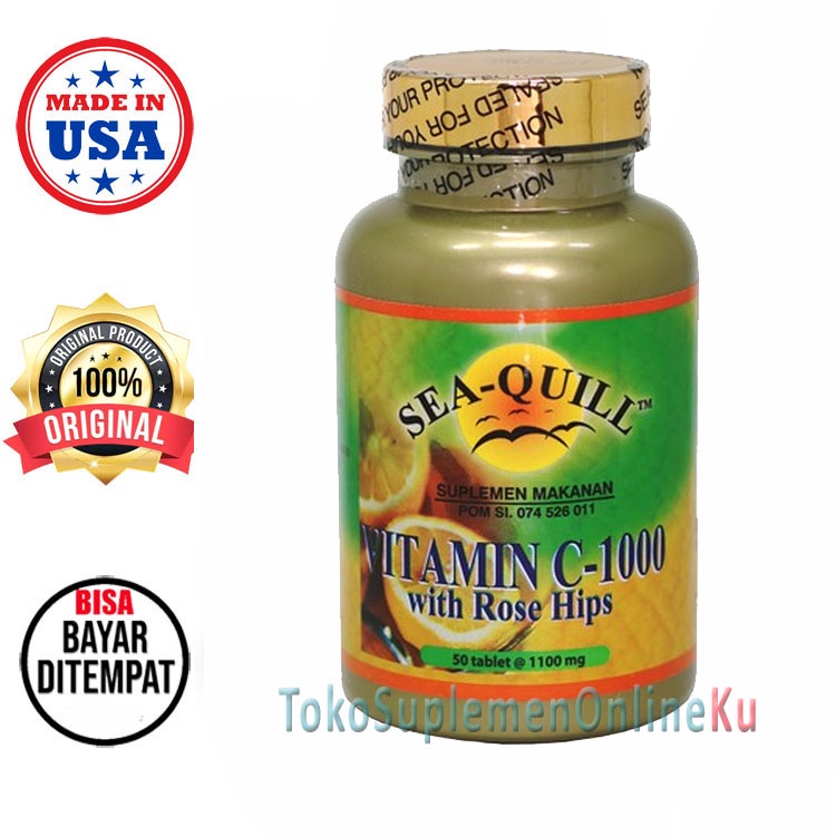 Sea-Quill Vitamin C 1000 mg isi 50 Tablet - Vitamin C