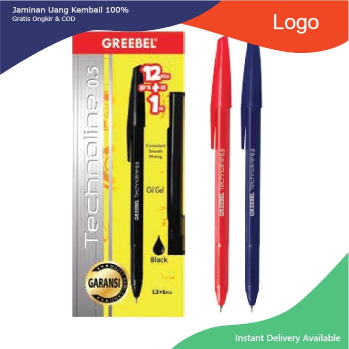 

PEN/ PULPEN GREEBEL 0.5 MM ISI 13 PCS