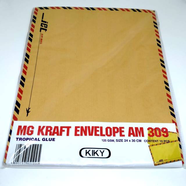 

Amplop Coklat A/M Kiky 309 125SGM Isi 10 Pcs