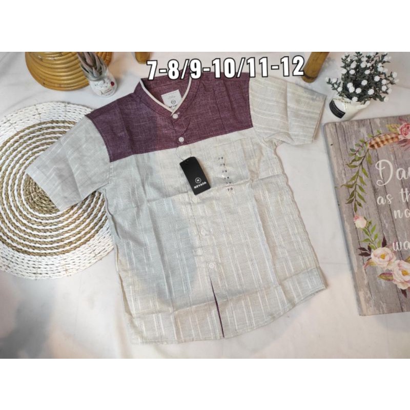 Baju Koko junior/ Atasan Nevada anak laki-laki