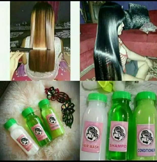 Paket kuntzi pelurus rambut  3in1 bpom