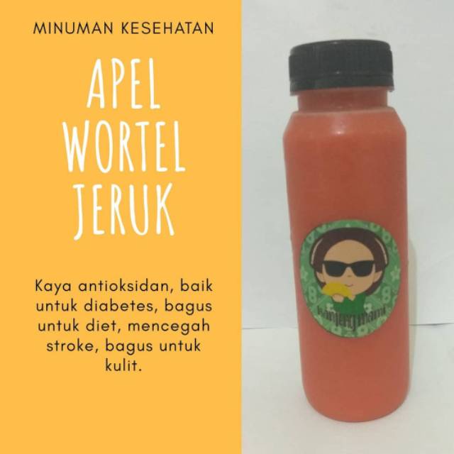 

Cold Pressed Juice : Apel, Wortel, Jeruk Baby