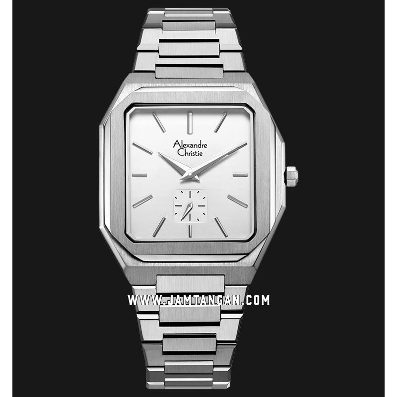 Alexandre Christie AC 8601 MS BSSSL Men Silver Dial Stainless Steel Strap