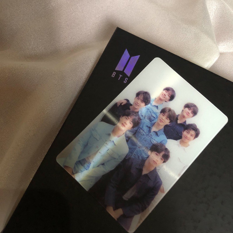 BTS lenticular photocard love yourself tear