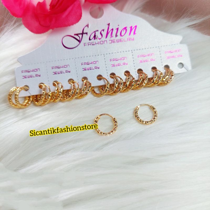 Anting Titanium Gold Anak Terbaru Terlaris Anti Karat Tidak Luntur Anting Anak Anak Gold Kekinian Simpel Anting Anak Anak