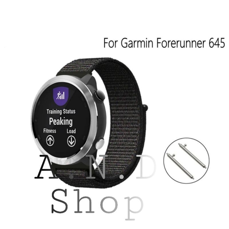 GARMIN FORERUNNER 645 645 MUSIC STRAP NYLON NILON WATCH BAND TALI JAM TANGAN SMARTWATCH