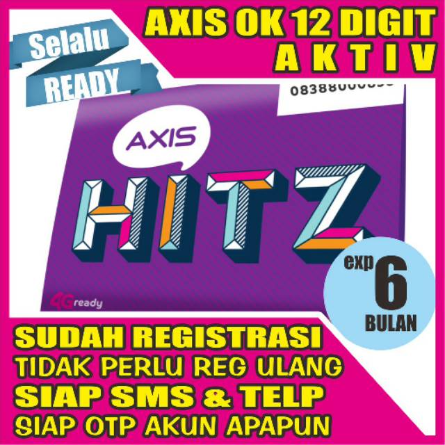 Axis aktif masa aktif 3 bulan