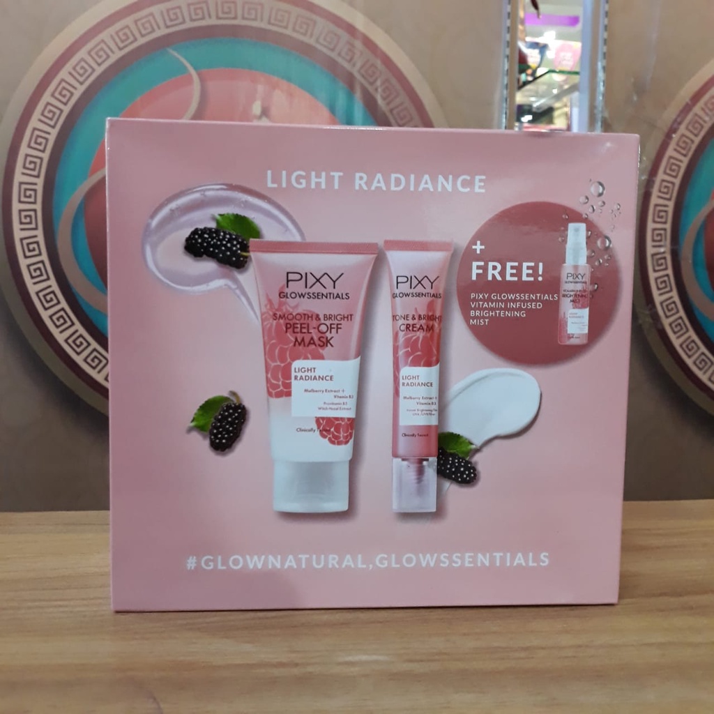 PIXY PACKAGE GLOWSSENTIALS LIGHT RADIANCE