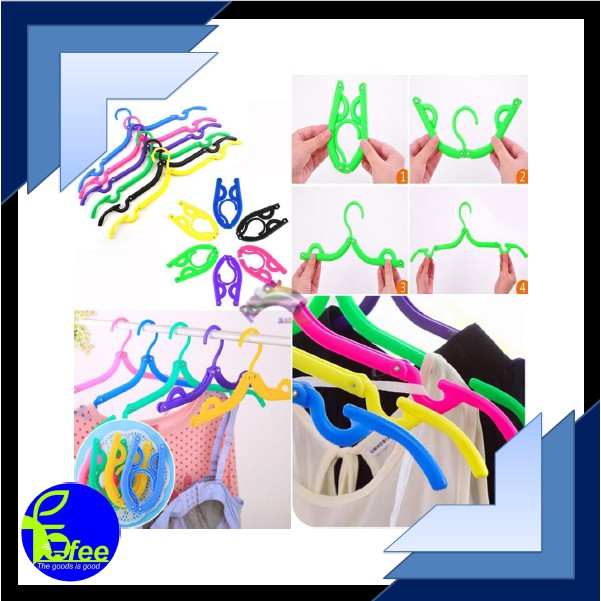 [IMPORT] - Hanger Lipat / Portable Hanger / Gantungan Bahan Plastik