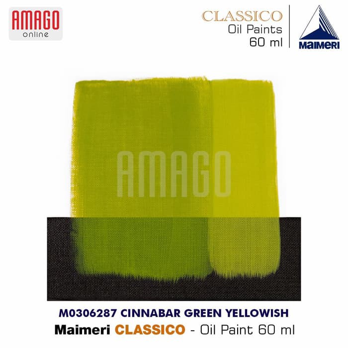 MAIMERI CLASSICO -OIL PAINT - CINNABAR GREEN YELLOWISH -60ML- M0306287
