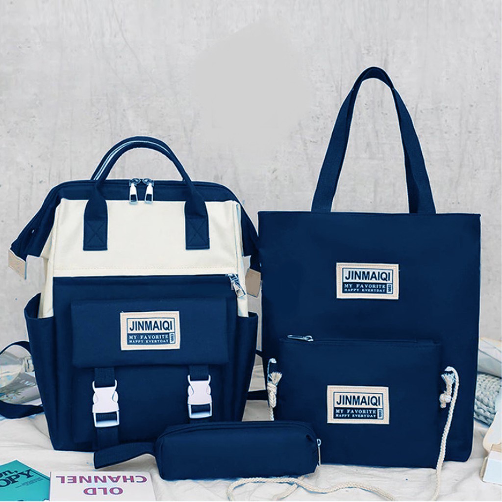 FAGETO - SWAB Limited Edition Tas Ransel Backpack 4in1 wanita terlaris Tas SET-5