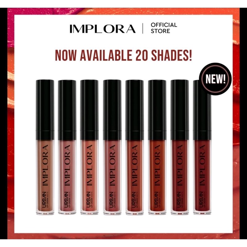 IMPLORA Urban Lip Cream Matte 4,6gr