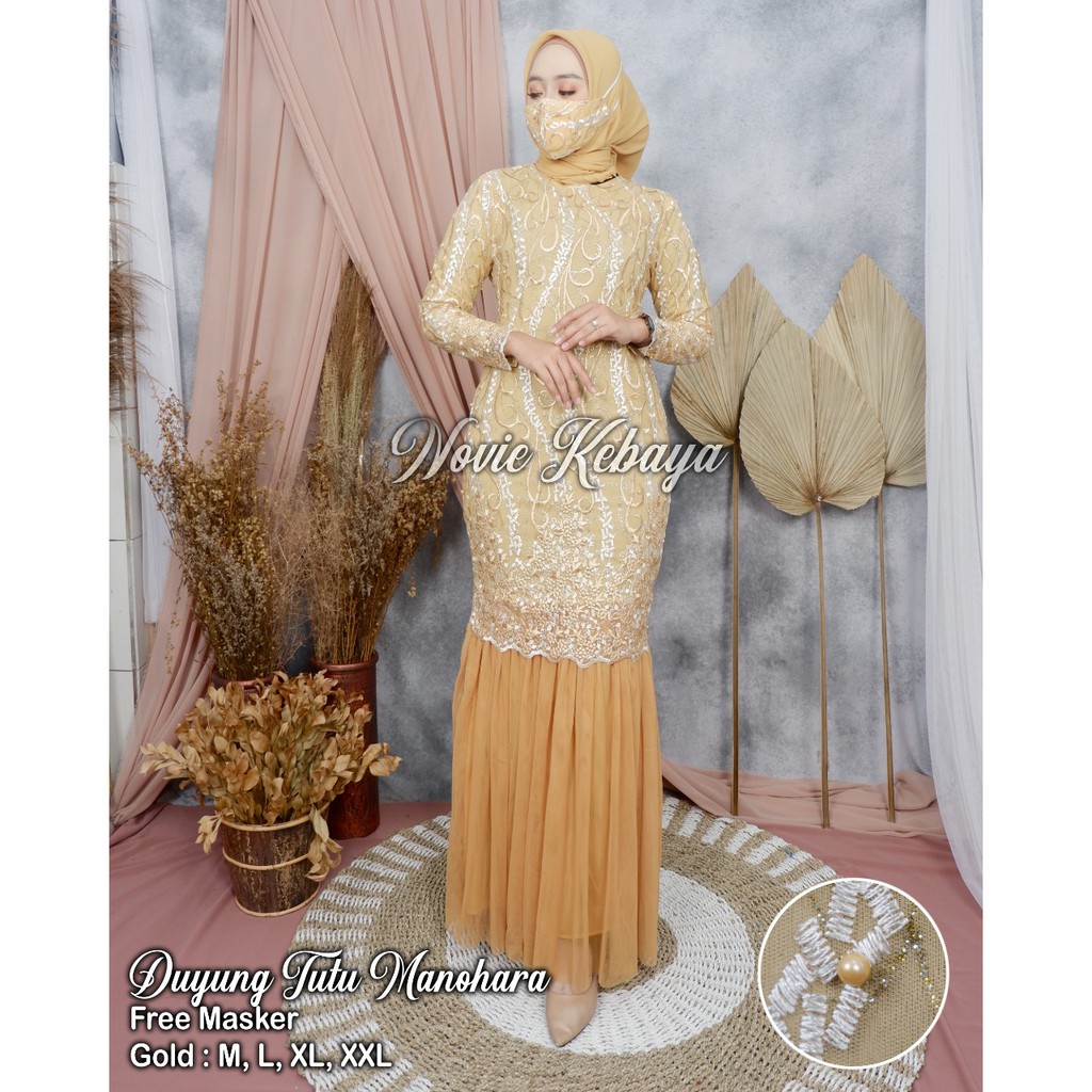 TERBARU GAMIS TULLE MARMAID MANOHARA  / GAMIS PESTA TERBARU