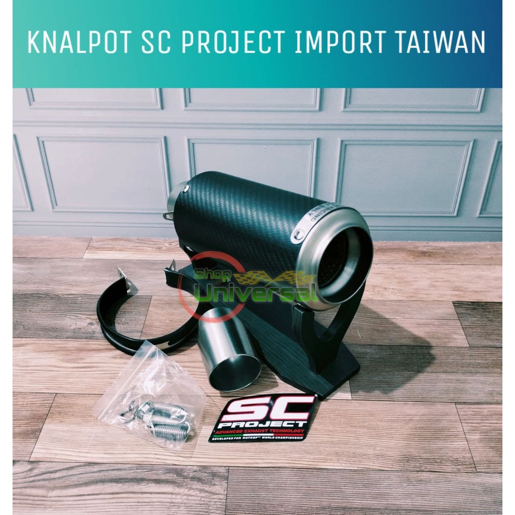 SILENCER KNALPOT SC PROJECT IMPORT TAIWAN KNALPOT IMPORT 100% ORIGINAL