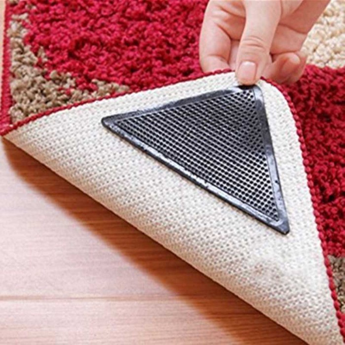 

Anti Slip Untuk Karpet Keset Penahan Licin 4Pcs